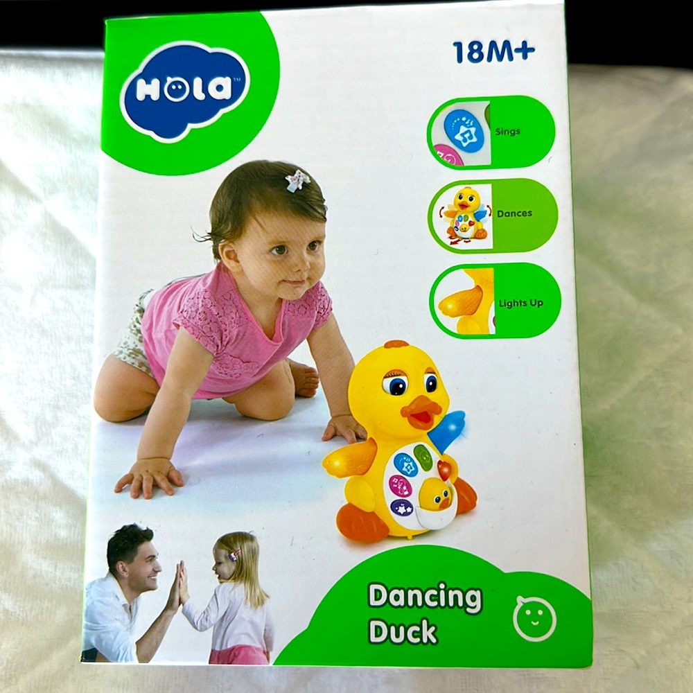 NEW IN BOX DANCING DUCK TOY